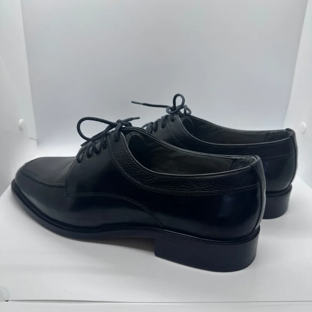 Men's‎ Florsheim Black Leather Lace Up Dress Shoes 18148-01 Size 10 D